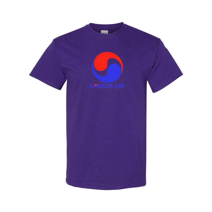 Men's Korean Air Logo Cotton T-Shirt