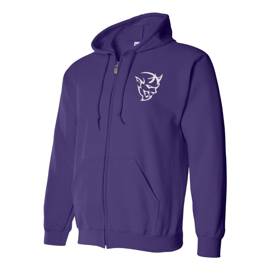 Men's Dodge Demon Logo Zipper Hoodie