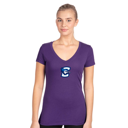 Women's  Creighton Bluejays Next Level V-Neck T-Shirt
