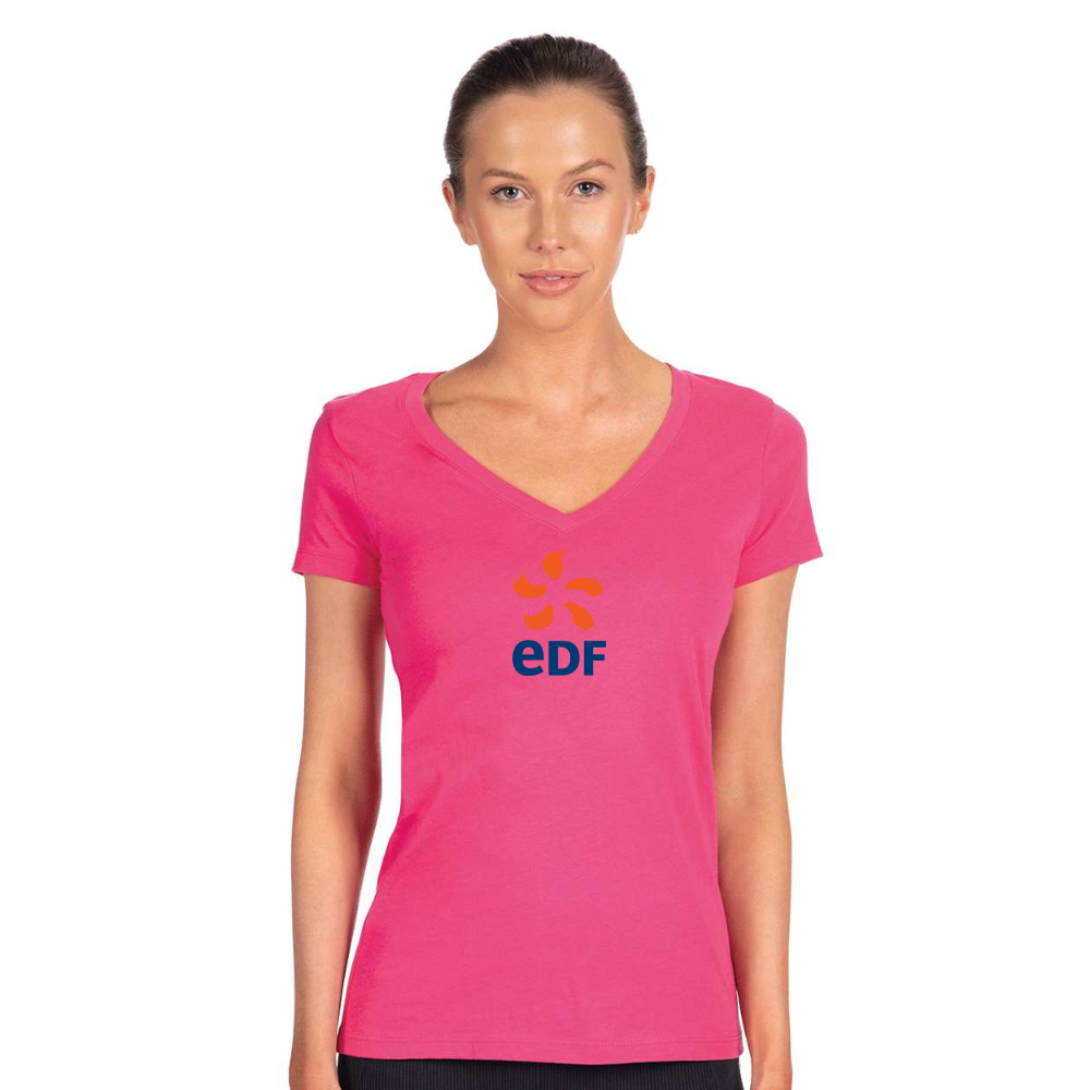Women's Edf Next Level V-Neck T-Shirt