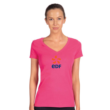 Women's Edf Next Level V-Neck T-Shirt