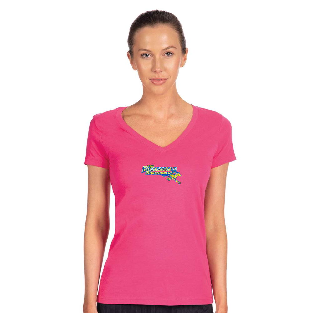 Women's  CSU-Bakersfield Roadrunners   Next Level V-Neck T-Shirt