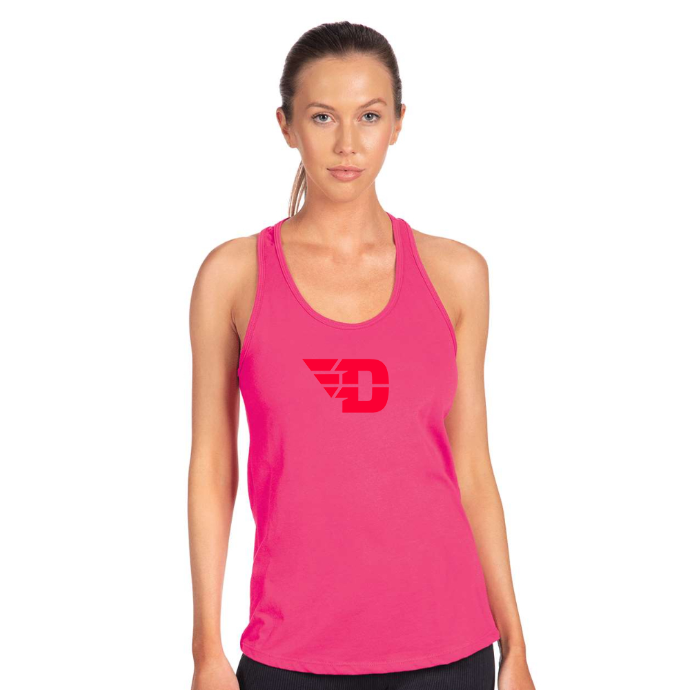 Women's Dayton Flyers  Next Level Ideal Racerback Tank