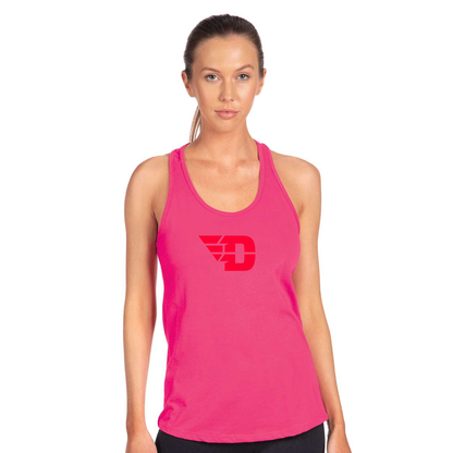 Women's Dayton Flyers  Next Level Ideal Racerback Tank
