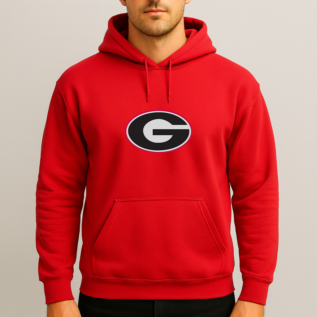 Men's Georgia Bulldogs Logo Pullover Hoodie
