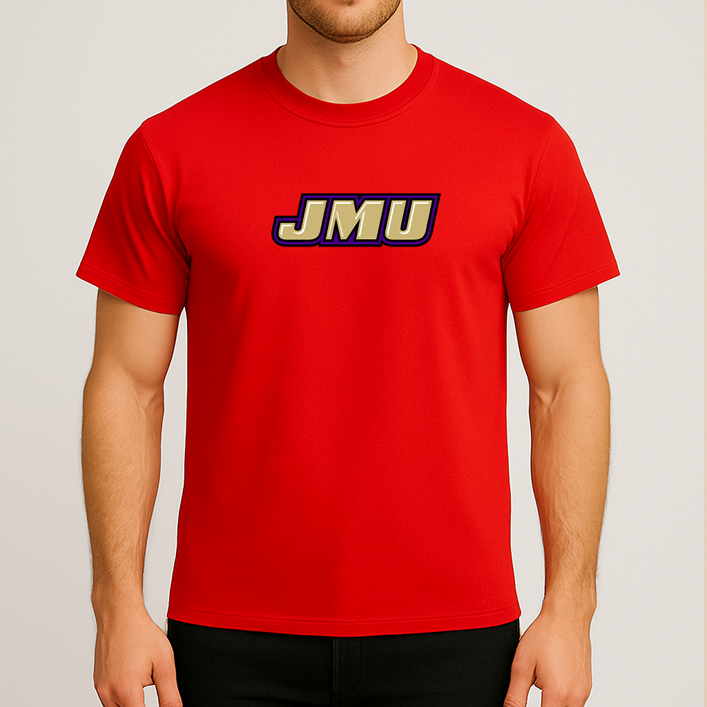 Men's James Madison Dukes Logo Cotton T-Shirt