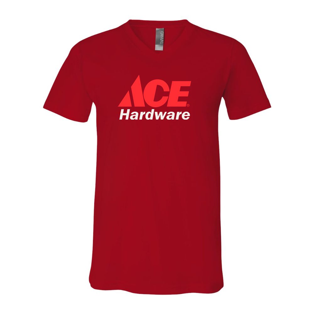 ACE Hardware Logo BELLA  CANVAS - Jersey V-Neck T-Shirt