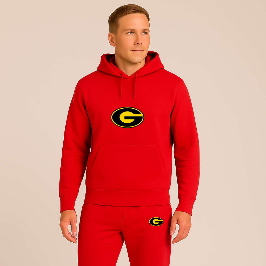 Men's Grambling State Tigers Logo Hoodie Joggers Set