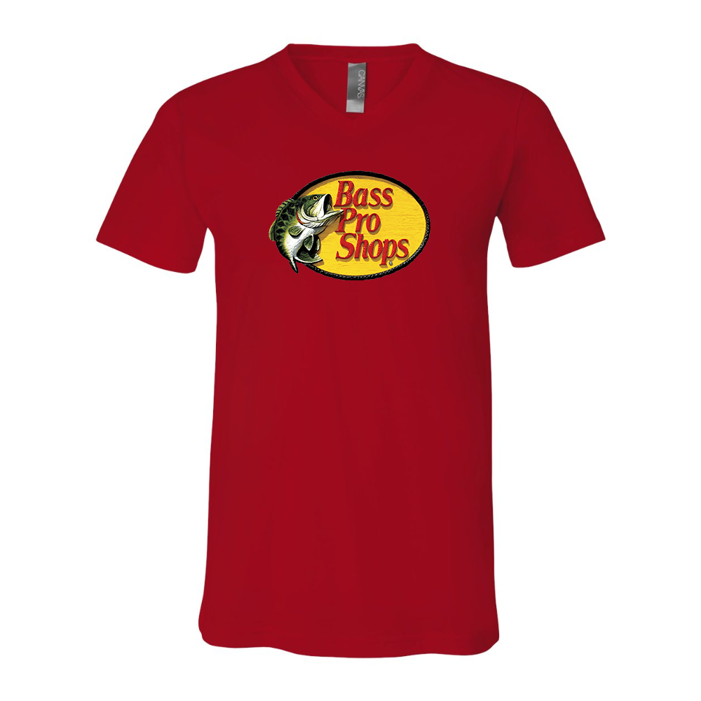 Bass Pro Shops Logo BELLA  CANVAS - Jersey V-Neck T-Shirt