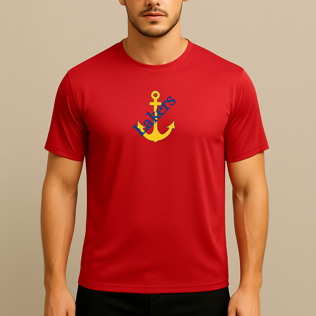 Men's Lake Superior State Lakers Logo Polyester T-Shirt