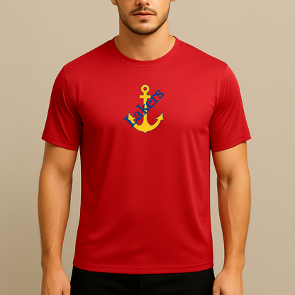 Men's Lake Superior State Lakers Logo Polyester T-Shirt
