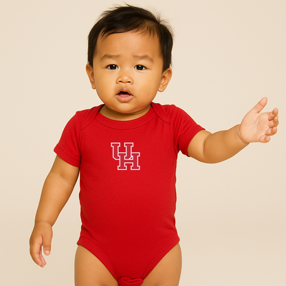 Houston Cougars Logo Baby Romper Onesie