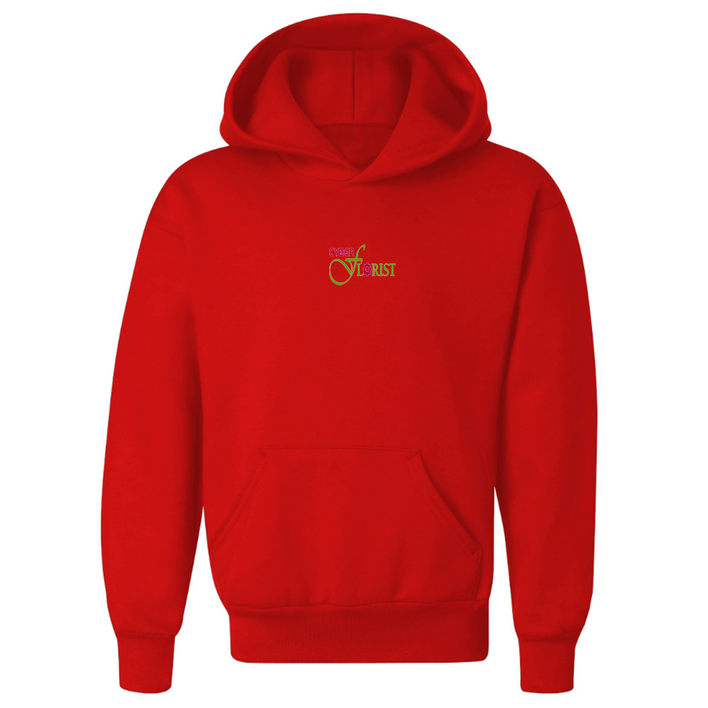 Youth Cyber Florist  Logo   Pullover Hoodie