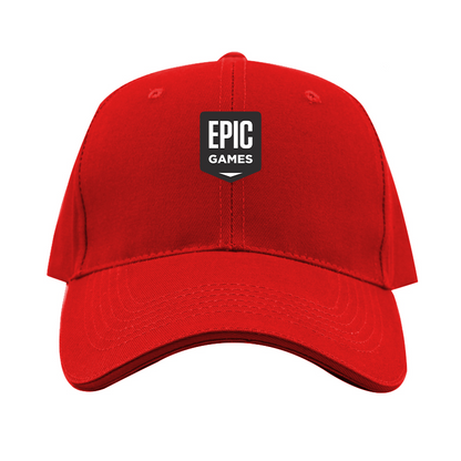 Epic Games Logo  Dad Baseball Cap Hat