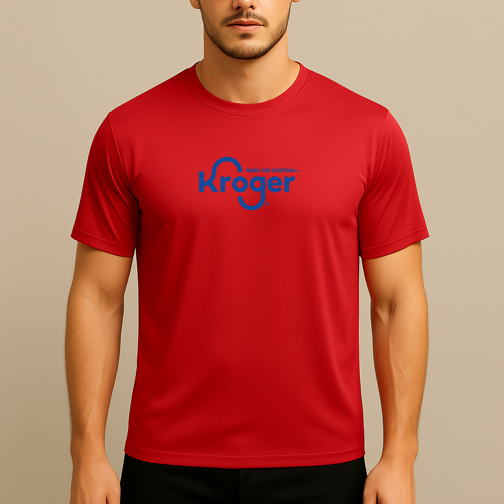 Men's Kroger Logo Polyester T-Shirt