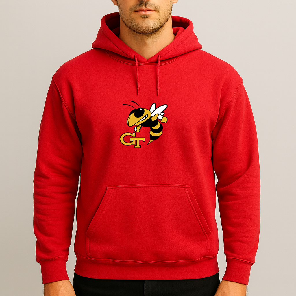 Men's Georgia Tech Yellow Jackets Logo Pullover Hoodie