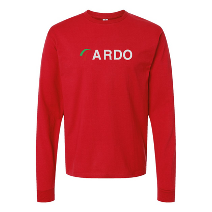 Men's Ardo Logo Cotton Long Sleeve T-Shirt