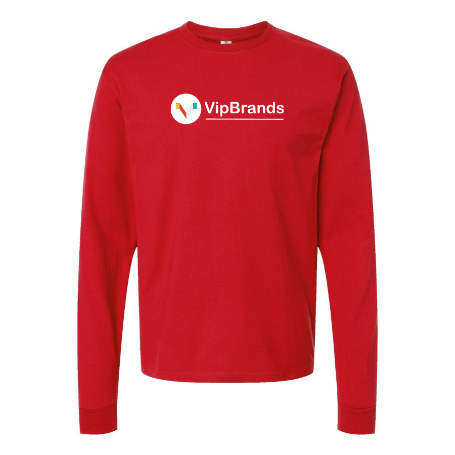 Men's VipBrands  Logo Cotton Long Sleeve T-Shirt