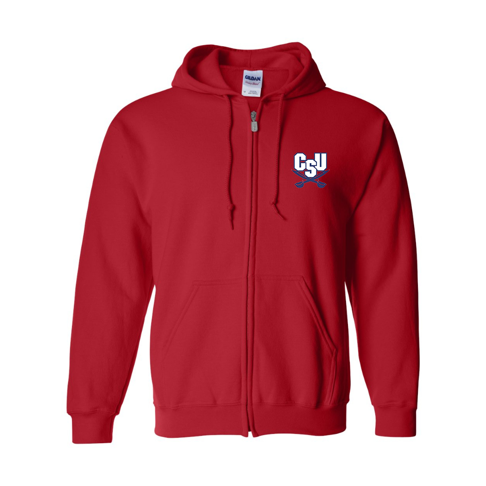 Men's CSU Buccaneers    Gildan  Heavy Blend Full Zip Hooded Sweatshirt