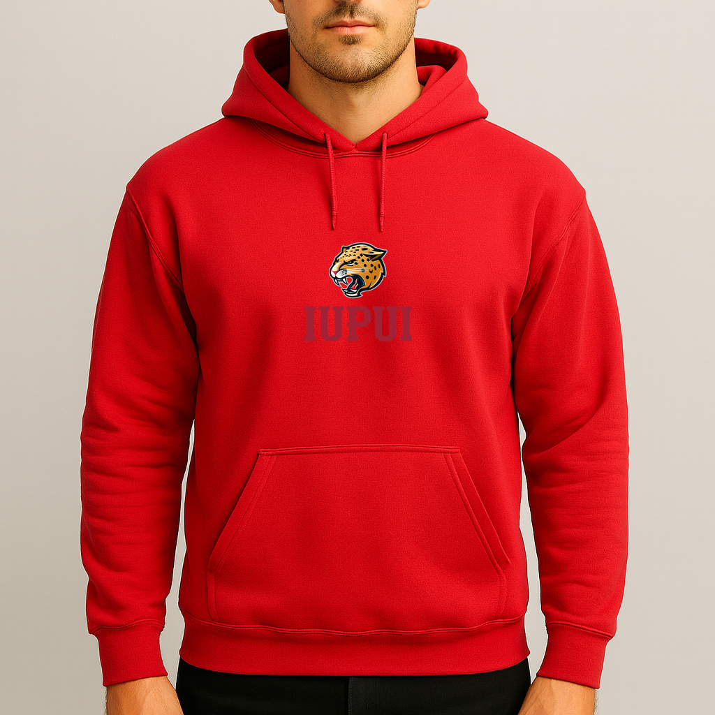 Men's IUPUI Jaguars Logo Pullover Hoodie