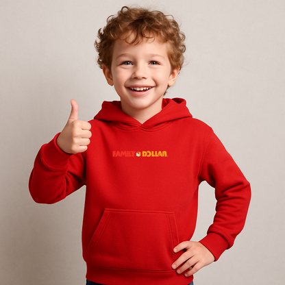 Youth Family Dollar Logo Pullover Hoodie