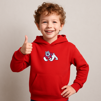 Youth Fresno State Bulldogs Logo Pullover Hoodie