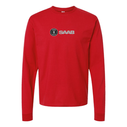 Men's Saab Logo Long Sleeve T-Shirt