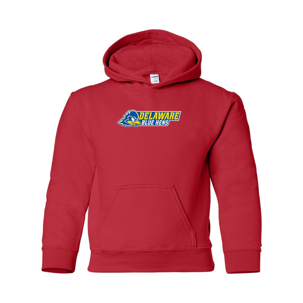Youth  Delaware Blue Hens Gildan Heavy Blend  Hooded Sweatshirt