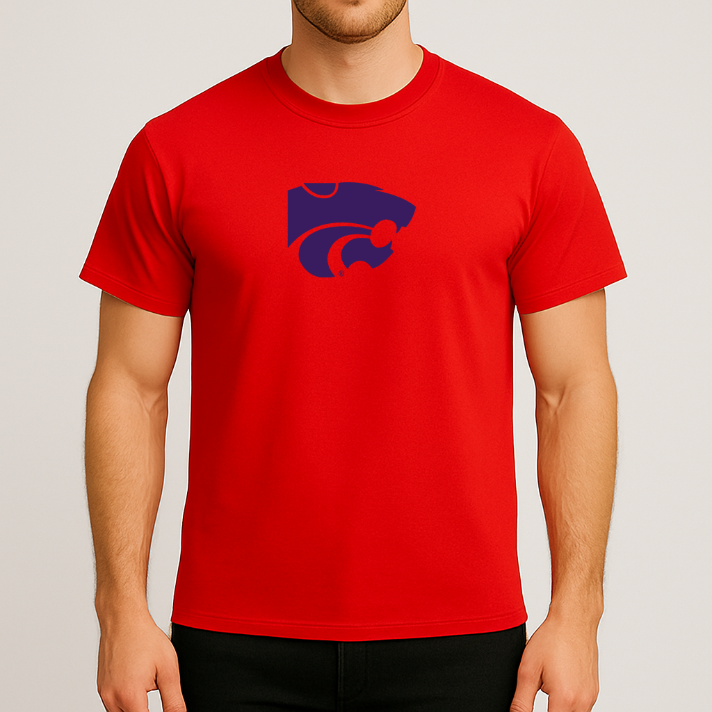 Men's Kansas State Wildcats Logo Cotton T-Shirt