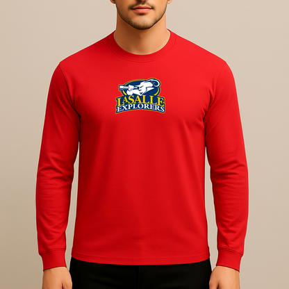 Men's La Salle Explorers Logo Long Sleeve T-Shirt
