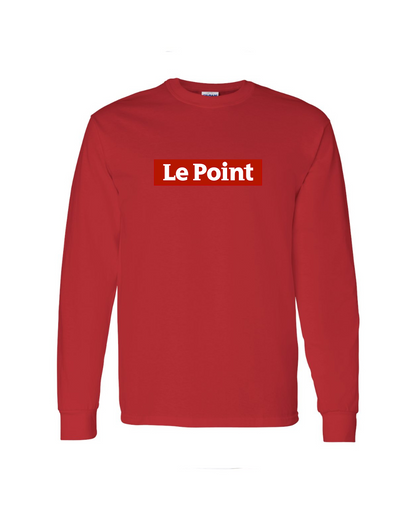 Men's  Le Point Gildan Heavy Cotton Long Sleeve T-Shirt