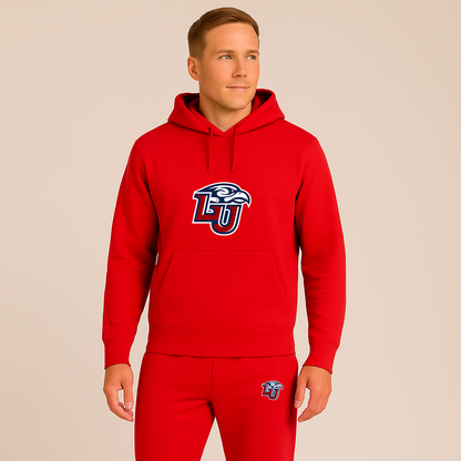 Men's Liberty Flames Logo Hoodie Joggers Set