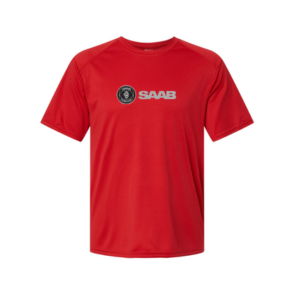 Men's Saab Logo Polyester T-Shirt