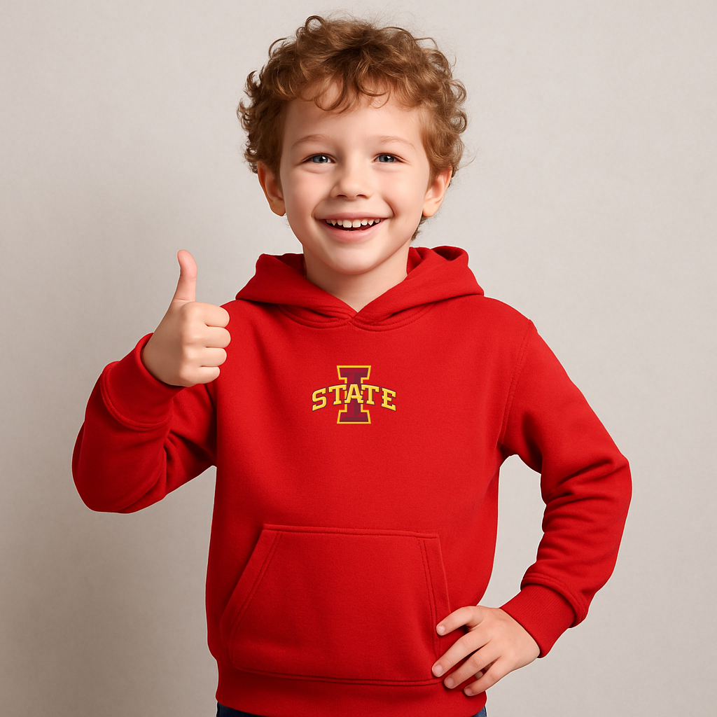 Youth Iowa State Cyclones Logo Pullover Hoodie