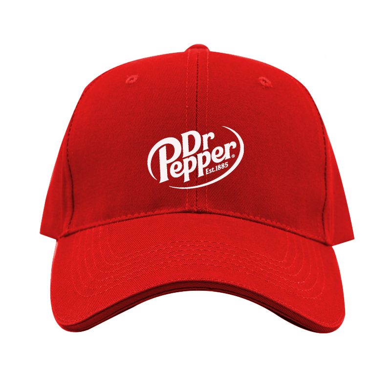 Dr Pepper Logo  Dad Baseball Cap Hat