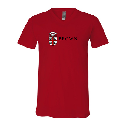 Brown University  BELLA  CANVAS - Jersey V-Neck T-Shirt