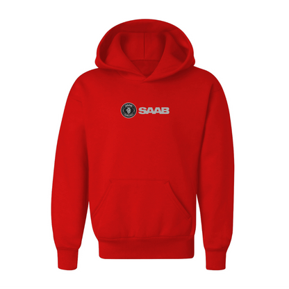 Youth Saab Logo Pullover Hoodie