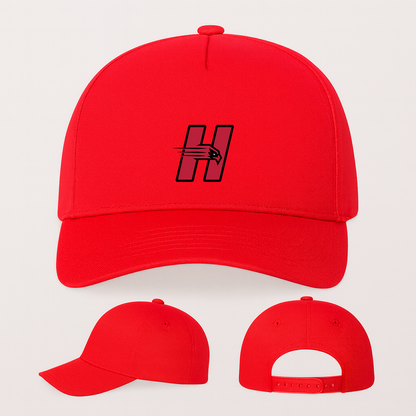 Hartford Hawks Logo Five Panel Twill Snapback Cap