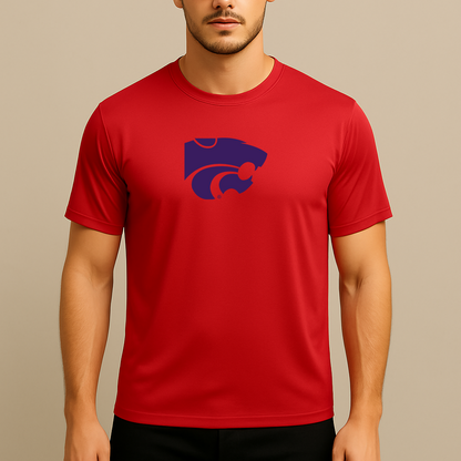 Men's Kansas State Wildcats Logo Polyester T-Shirt