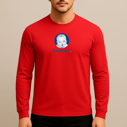 Men's Gerber Life Insurance Logo Long Sleeve T-Shirt