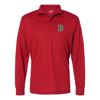 Men's Dartmouth Big Green Paragon Prescott Long Sleeve Polo