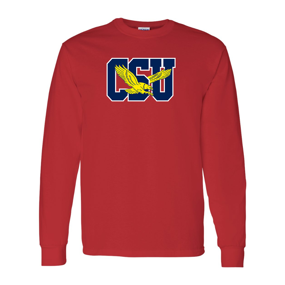 Men's Coppin State Eagles Gildan Heavy Cotton Long Sleeve T-Shirt