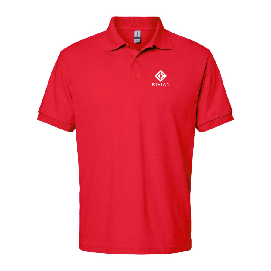 Men's Rivian Logo Dry Blend Polo