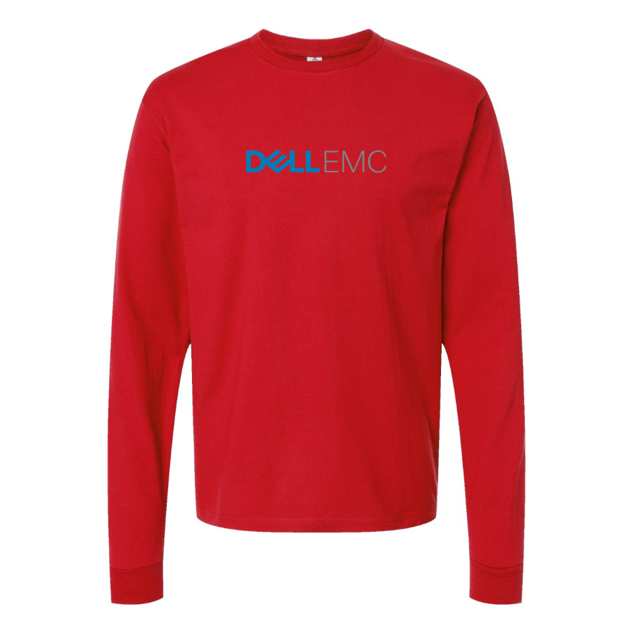 Men's EMC Logo Cotton Long Sleeve T-Shirt