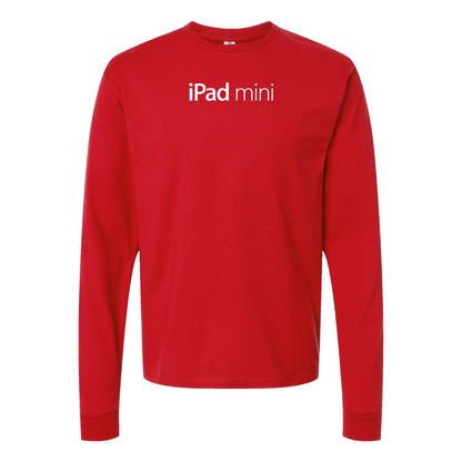 Men's iPad Mini Logo  Cotton Long Sleeve T-Shirt