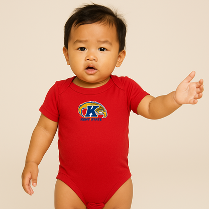 Kent State Golden Flashes Logo Baby Romper Onesie