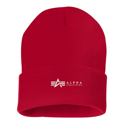 Alpha Industries Logo Beanie Hat