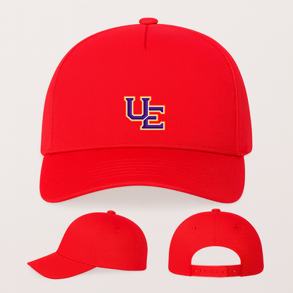 Evansville Purple Aces Logo Five Panel Twill Snapback Cap