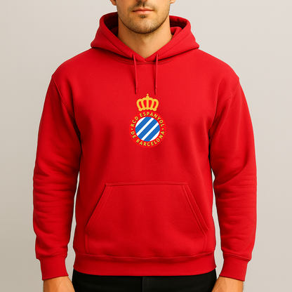Men's Espanyol Soccer Logo Pullover Hoodie