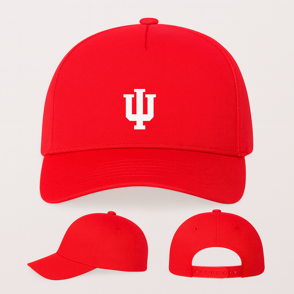 Indiana Hoosiers Logo Five Panel Twill Snapback Cap